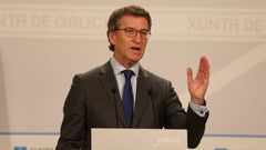Feijoo, tras el Consello de la Xunta del 3 de diciembre