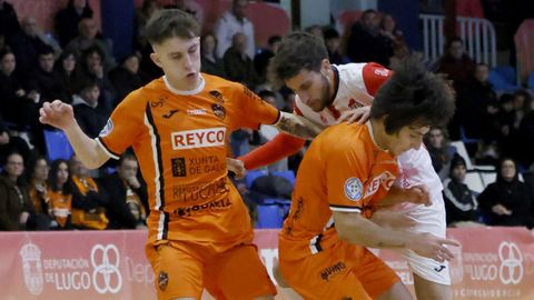 Reyco Burela en un partido