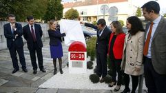 <span lang= es-es >7 de noviembre del 2014</span>. La ministra de Fomento, Ana Pastor, pone la primera piedra de la obra y pide a la constructora que cumpla el plazo de un a�o. 