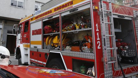 Foto de archivo de una intervención de los bomberos de Arteixo
