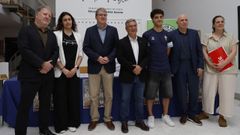 Fernando Martnez, Tamara Garca, Manuel Pardo, Luis Menor, Hugo lvarez, Paco Doforno y Nuria Salgado en la presentacin