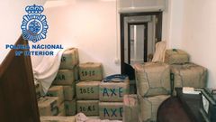 Imagen de archivo de una incautaci�n de droga en el Campo de Gibraltar