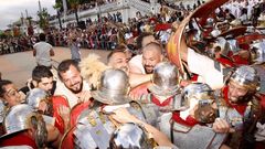 Batalla final entre Castrexos y romanos para cerrar Arde Lucus.La batalla entre Castrexos y romanos que cerr el Arde Lucus