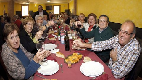Comida de Reyes para  los mayores de Rianxo