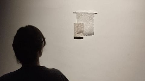 Lo que queda, obra de Vernica Moar que le ha dado este viernes el prestigioso premio Jingdezhen en la capital china. La pieza, del 2024, est elaborada con alginato de sodio, porcelana, esmalte, oro y vidrio.