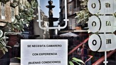 Imagen del cartel situado en un local de hosteler�a de los vinos de Ourense