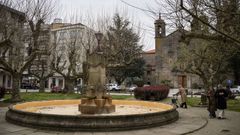 La fuente lleva tiempo sin funcionar.