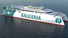 Recreaci�n del catamar�n que construir� Arm�n