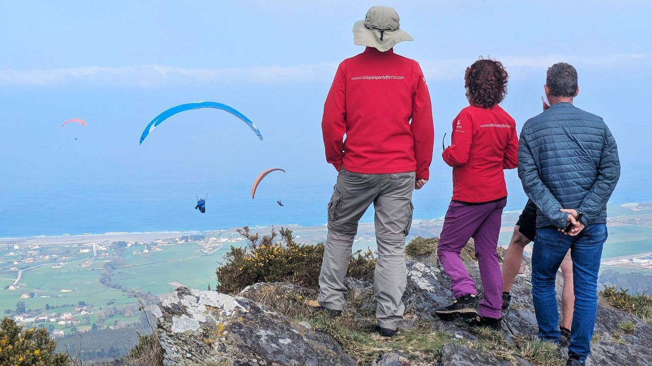 El Monte Comado de Barreiros, uno de los mejores lugares de la costa gallega para practicar parapente