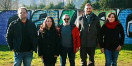Fern�ndez Baz, segundo por la derecha, es edil desde el a�o 2011.