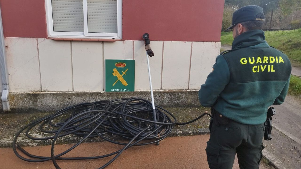 Desmanteladas dos redes criminales dedicadas al robo masivo de cobre en León, Galicia, Asturias y Cantabria