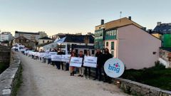 Los nacionalistas se concentraron en el barrio de A Tiner�a