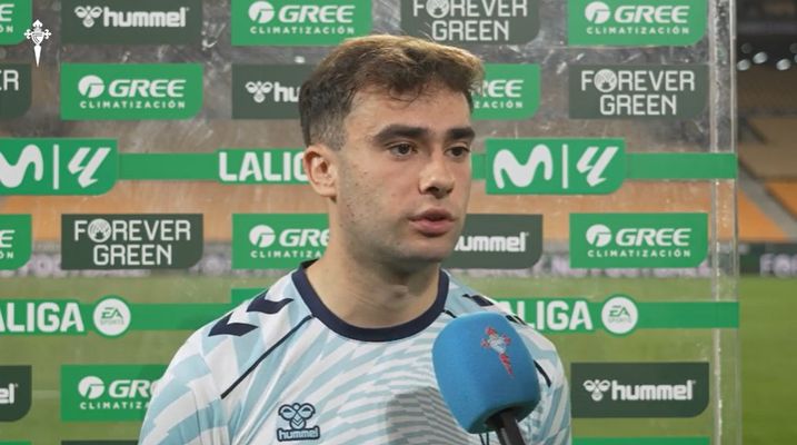 �lvaro N��ez, tras el Betis-Celta de este domingo en La Cartuja.