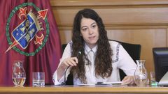 Mar�a Rozas, primera teniente de alcaldesa y concejala de Benestar Social e Xuventude en Santiago
