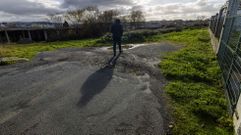 Zona en la que, en la actualidad, termina la calle Marte, y que se ampliar�