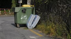 Imagen de archivo de un colch�n tirado en una de las calles de Vilagarc�a