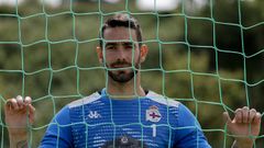 Ian Mackay, en la ciudad deportiva de Abegondo