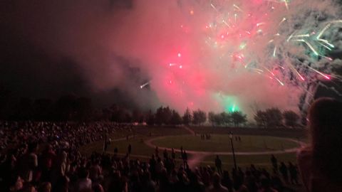 Noche de los Fuegos en Oviedo