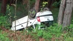 El cuerpo fue encontrado en el interior de este veh�culo.