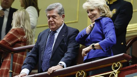 Esperanza Aguirre junto a Federico Trillo