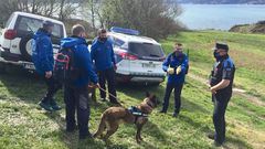 Dispositivo de b�squeda desplegado en la costa de Ares