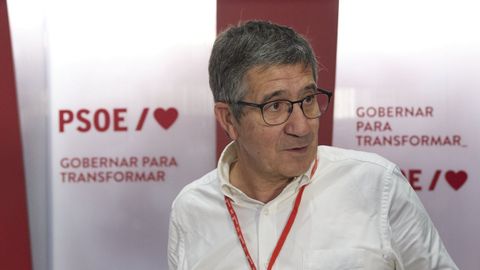 Patxi Lpez en el Comit Federal del PSOE en Ferraz el 23 de julio