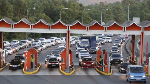 El peaje de Teo, en la autopista del Atlntico