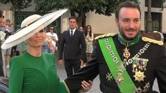 Francisco de Borb�n con su hermana Olivia