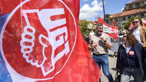 Primero de Mayo en Pontevedra: manifestaci�n de UGT