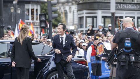 Llegada a la entrega de los Premios Princesa de Asturias 2025