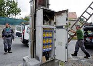 El transformador qued� parcialmente inservible y el pueblo de Vilarch�n estuvo sin luz.