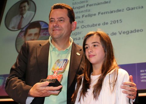 Roncero, en el IES veigue�o