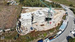 La estructura de la innovadora residencia que impulsa en Xove Aspanane para personas con discapacidad intelectual está rematada
