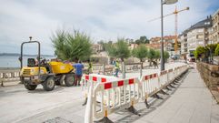 Nueva zona de preferencia peatonal en el paseo de Silgar