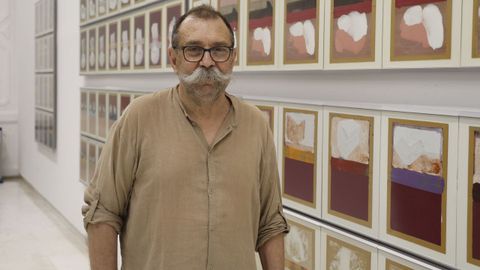 O pintor arous�n Ux�o L�pez achega a s�a obra ao espazo cultural xestionado pola Deputaci�n de Ourense