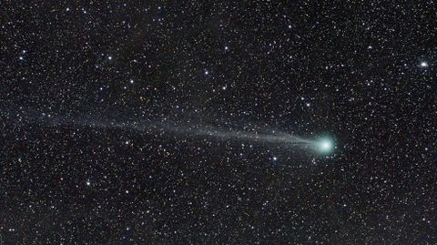 El cometa Lovejoy, captado en su m�ximo esplendor. 