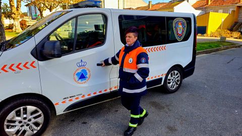 Cristina Alonso, una de las personas que acudi a la casa de Lorena y David el da del incendio y que cada da se preocupa por su evolucin.