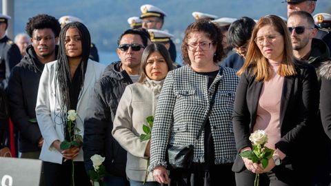 Acto de recuerdo por al cuarto aniversario del naufragio del Villa de Pitanxo