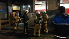 Los Bomberos de A Coru�a acuden hasta San Andr�s por un posible escape de gas