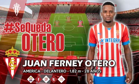 Juan Otero, fichado por el Sporting
