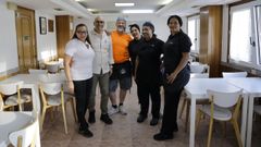 El equipo del restaurante O Fado, que estrena propiedad pero conserva el cocinero y lasespecialidades de la casa