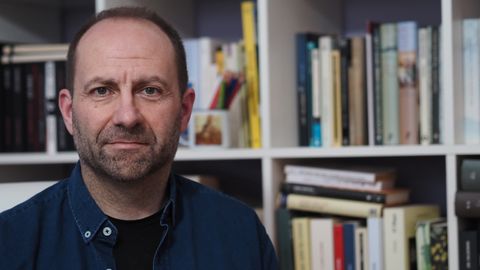 José Manuel Dopazo, profesor de Lengua y Literatura en el IES Maruxa Mallo de Ordes