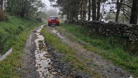 Camino en Mazaricos.