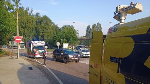 Accidente de tr�fico en Avil�s.