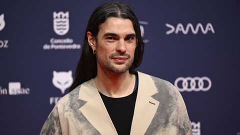 Oliver Laxe a su llegada a la alfombra roja