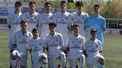 Yeremay, el segundo por la izquierda en la fila inferior; Zidane, el segundo por la derecha en la superio.