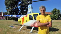 Jes�s Calleja en A Illa de Arousa, que protagoniz� su programa en el 2017.