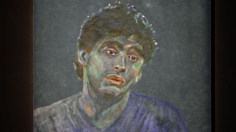 Exhibicin 'Football City, Art United', Diego Maradona