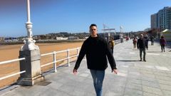 �scar Whalley, de visita por Gij�n