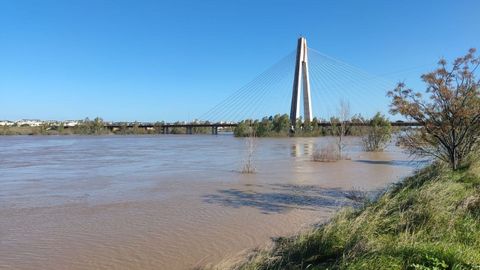 El r�o Guadiana a su paso por Badajoz.